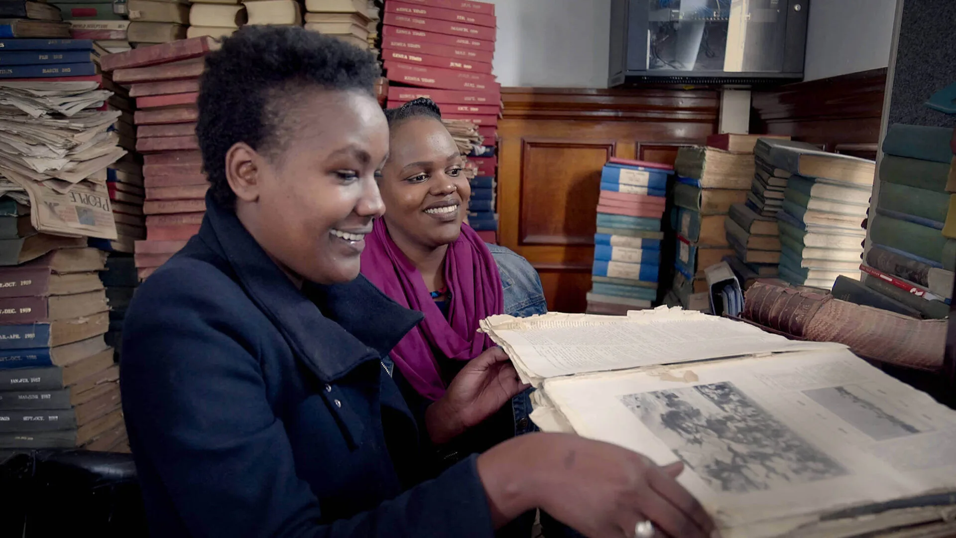 Still from How to Build a Library