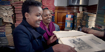 Still from How to Build a Library