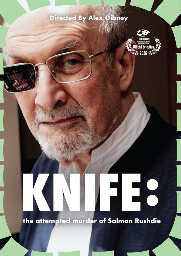 Knife- the attempted murder of Salman Rushdie - Portrait Poster Poster
